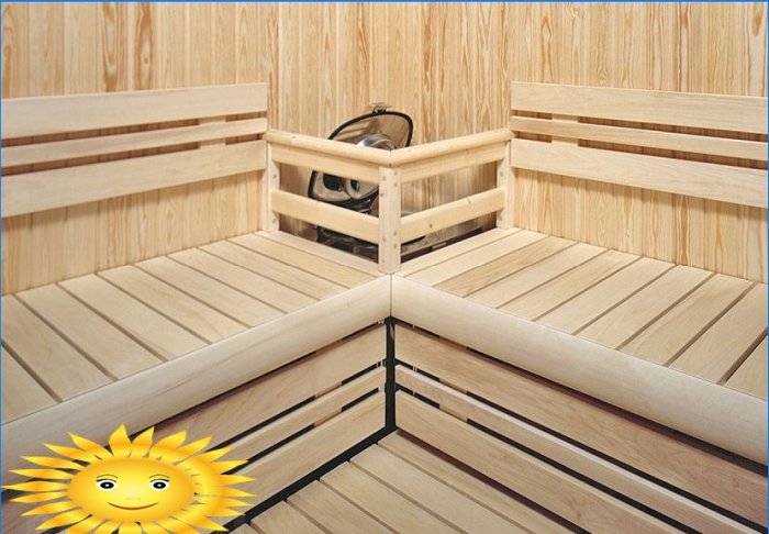 Sauna v bytě vlastními rukama: konstrukce a dekorace