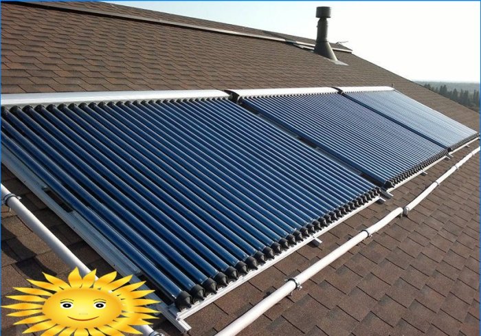 Solární vytápění doma s kolektory: princip provozu a cena