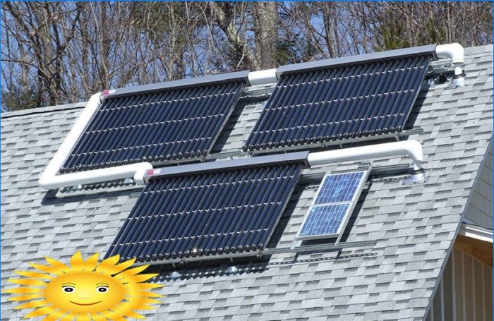 Solární vytápění doma s kolektory