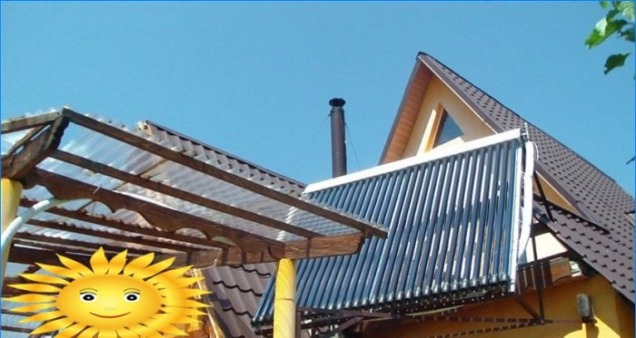 Solární vytápění doma s kolektory