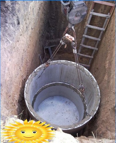 Instalace septiku z betonových kroužků