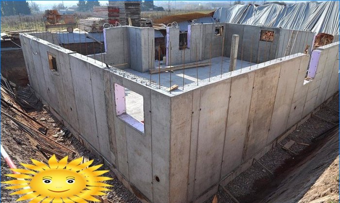 Výroba monolitických betonových konstrukcí nízkoteplotním hydroizolací