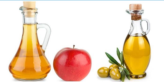 Olivový olej a ocet