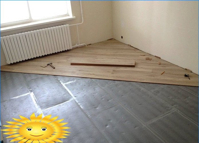 Diagonální laminát. Stylingové triky a nuance