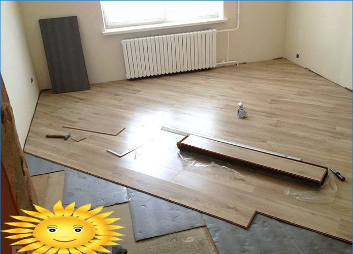 Diagonální laminát. Stylingové triky a nuance
