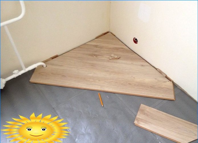 Diagonální laminát. Stylingové triky a nuance