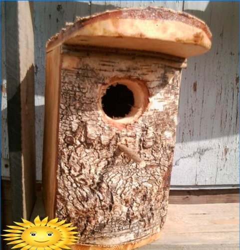DIY holubník pro ptáky: kresby a fotografie