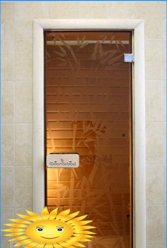 Dveře sauny
