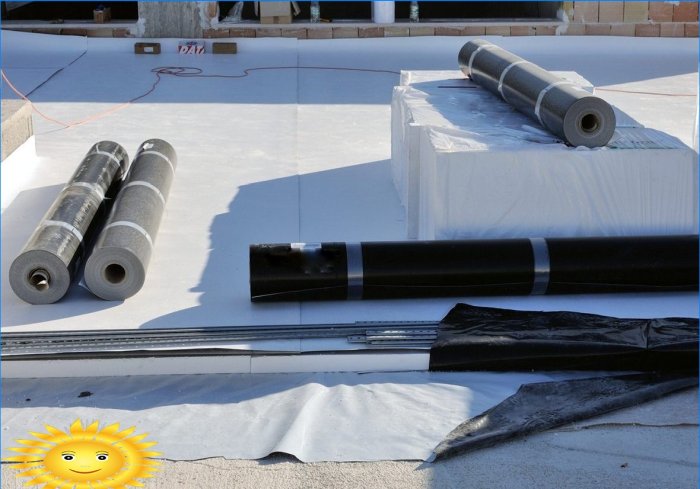Hydroizolace střechy: materiály