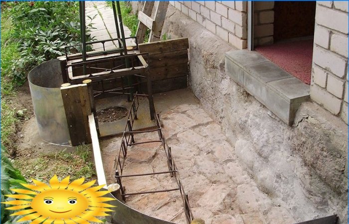 Jak správně betonovat verandu s kroky poloměru