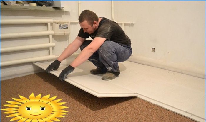 Jak udělat podlahy na zemi v soukromém domě s vlastními rukama