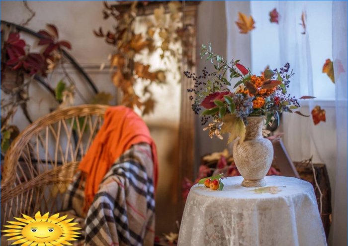Podzimní nálada v interiéru: příklady fotografií a tipy