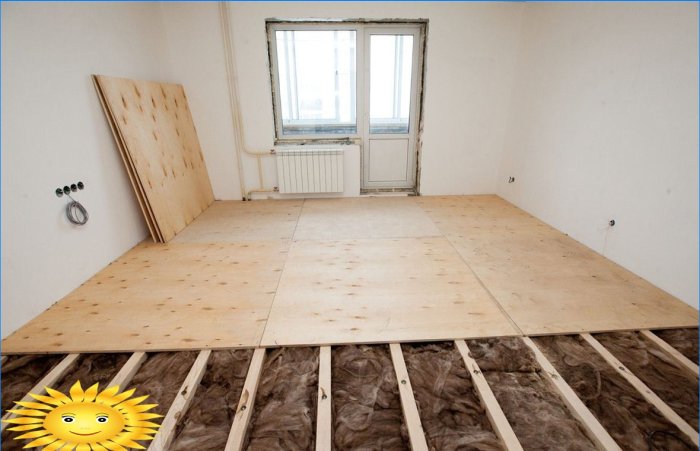 Izolace podlahy v bytě
