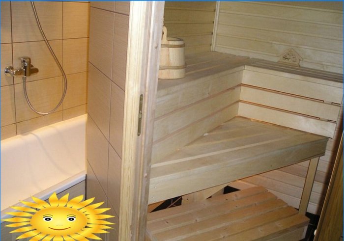Sauna v bytě vlastníma rukama: komunikace a vybavení