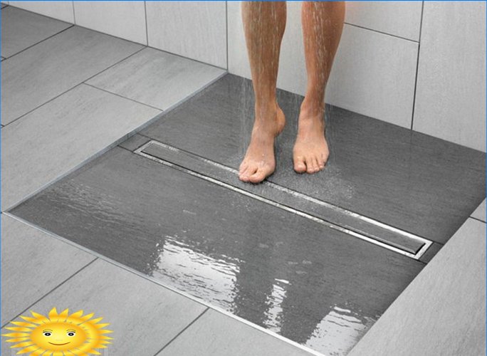 Sprchový odtok pod dlaždice: pravidla pro návrh a instalaci