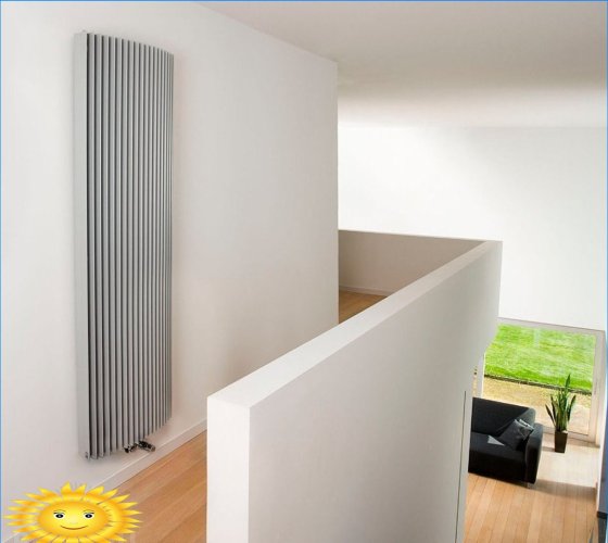 Topné radiátory: neobvyklé možnosti designu
