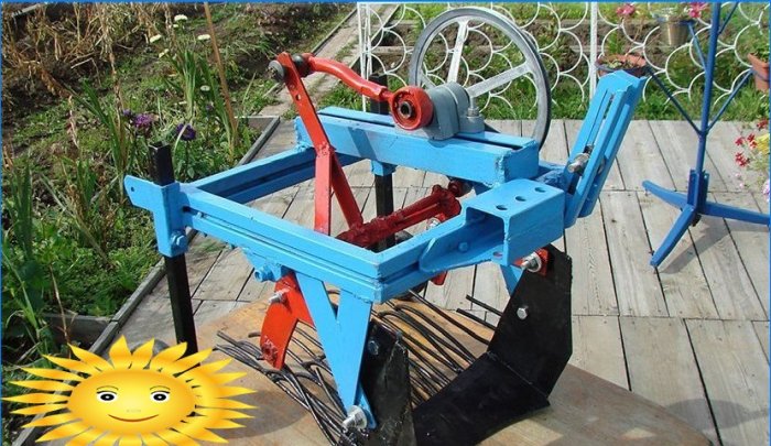DIY bramborový secí stroj a bramborový bagr pro traktor s traktorem