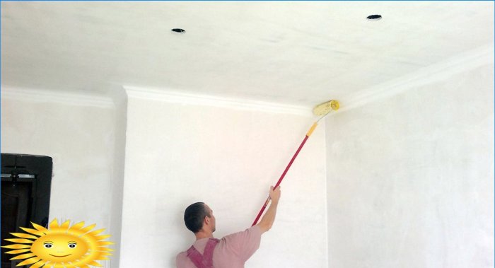 Jak malovat nebo tapetovat strop bez štafle