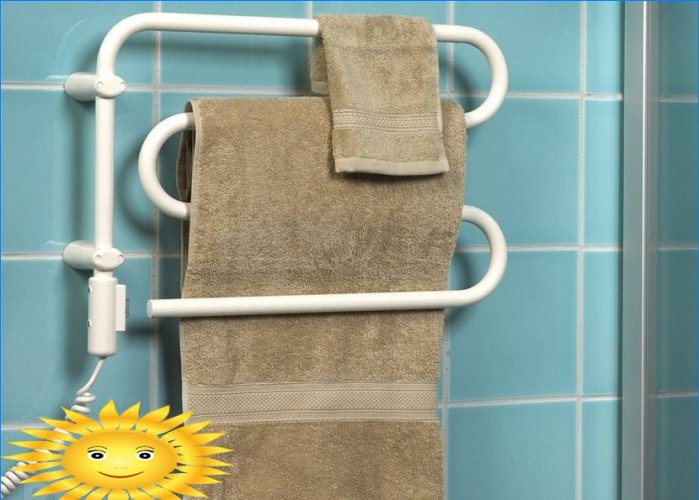 Jak nainstalovat vyhřívanou věšák na ručníky v koupelně vlastníma rukama