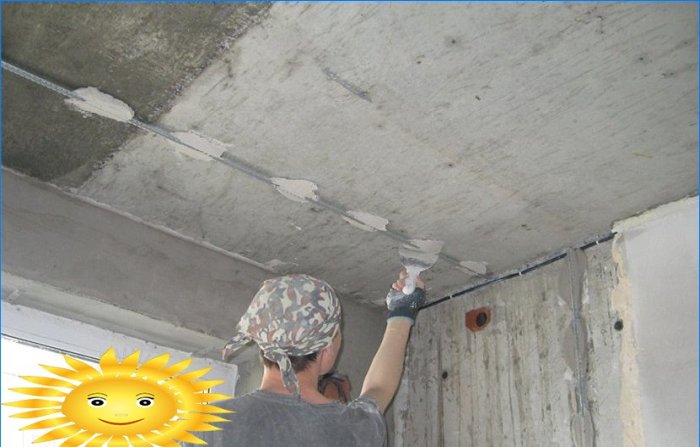 Instalace majáků na strop