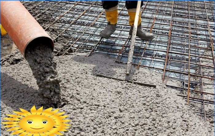 Jaká značka betonu je potřebná pro založení domu