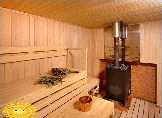 Levná koupel: vyrobeno z pórobetonu se dřevem