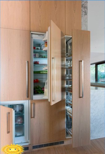 Tři úložné prostory v kuchyni: jak správně umístit vše