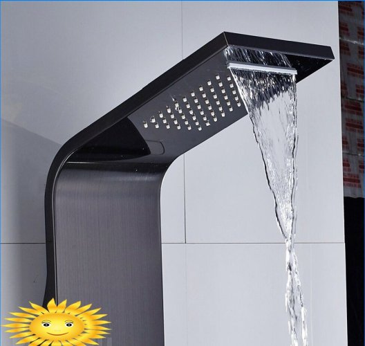Výběr hydromasážního sprchového panelu