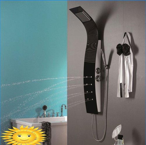 Výběr hydromasážního sprchového panelu
