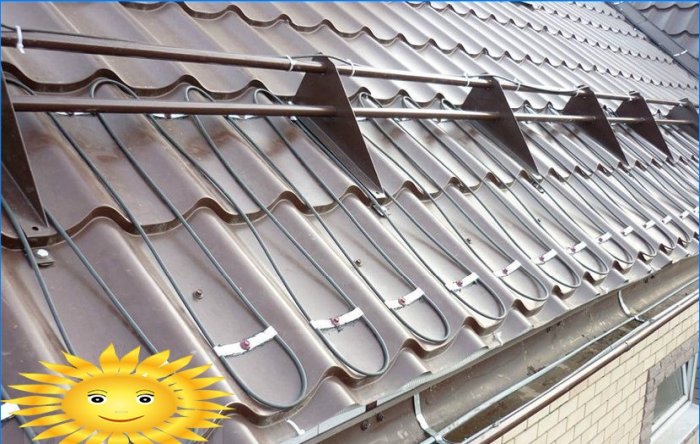 Vytápění střechy: jak vyrobit protimrazový systém pro okapy a střechy