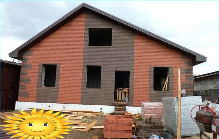 Dřevěný betonový dům: konstrukční prvky, zdivo