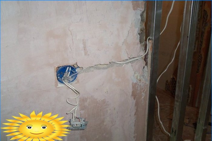 DIY instalace přepážky s otvorem pod dveřmi