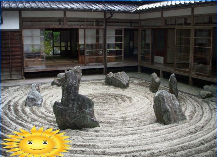 Japonská skalka. Prvky zařízení, filozofie a stylu