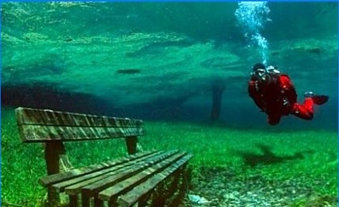 Zelené jezero v Rakousku