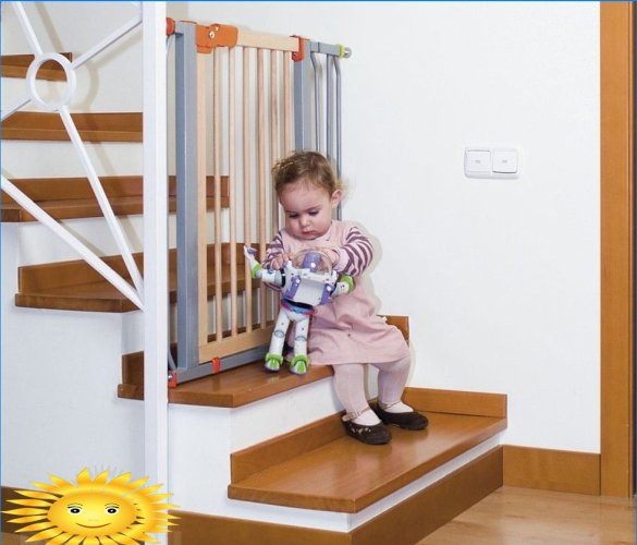Ochrana schodiště před dětmi