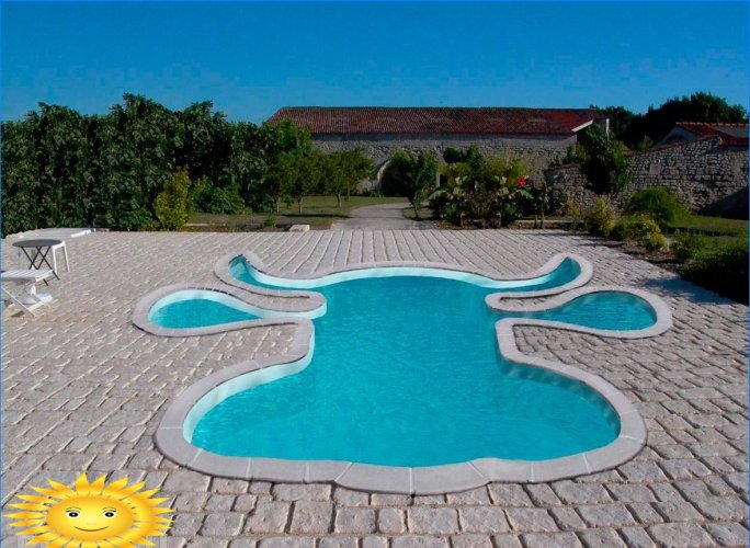 Originální fotografie a nápady pro venkovní bazény