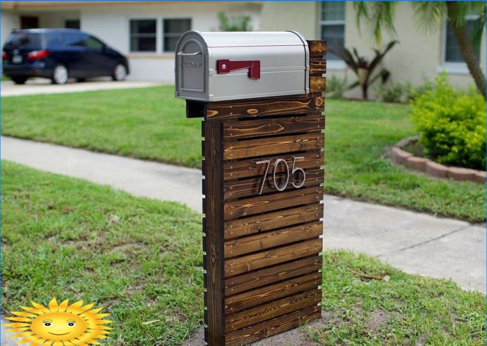 Originální poštovní schránky jako domácí dekorace