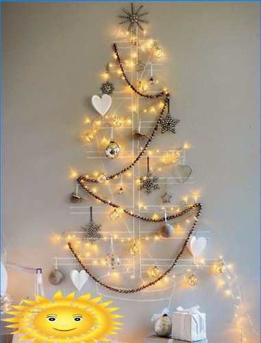Vánoční dekorace bytu: 20 fotografických nápadů