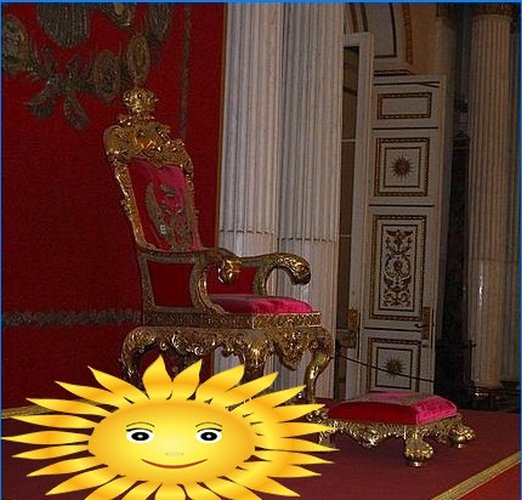 Velký císařský trůn v St. George Hall