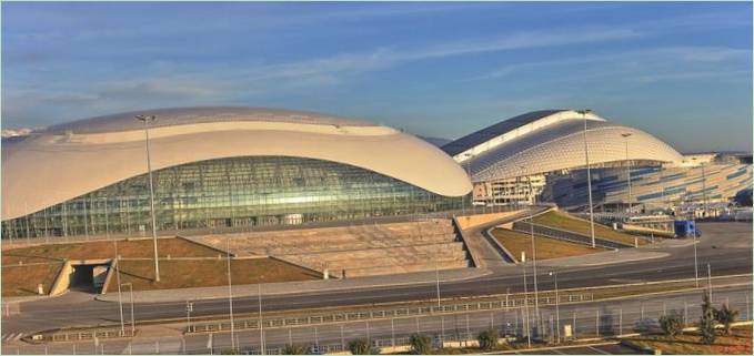 Jedinečný design stadionu Fisht