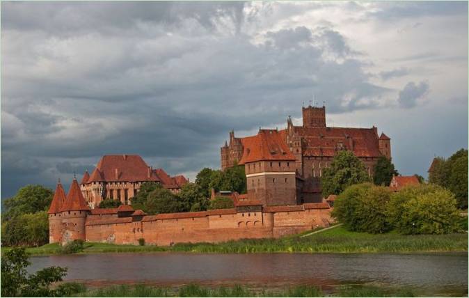 Hrad Malbork v Polsku