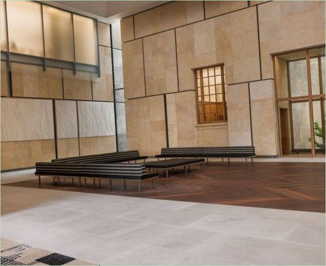 Budova galerie Barnes Foundation od Tod Williams Billie Tsien Architect