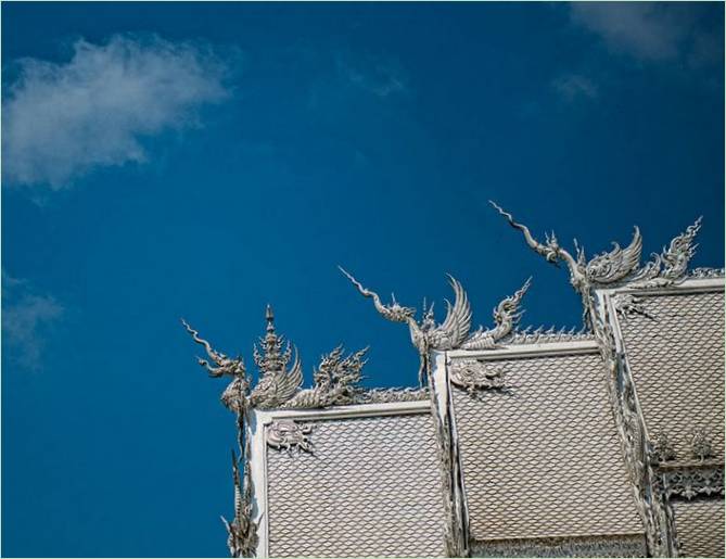 Bílý chrám v Thajsku