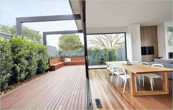 Interiér rezidence East Malvern na okraji Melbourne