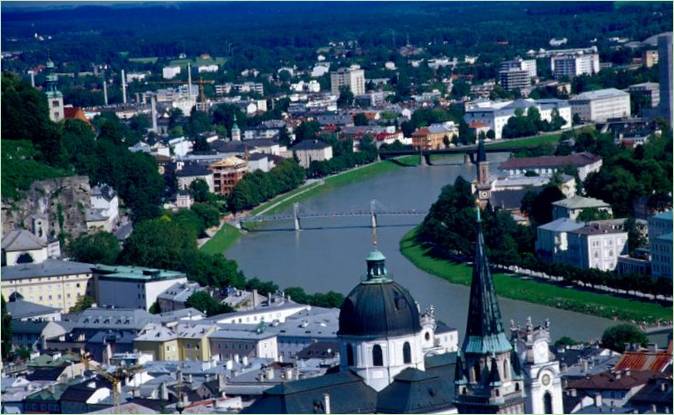 Pohled na Salcburk