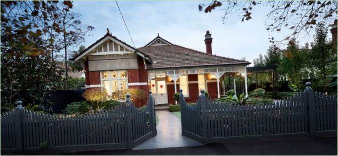 Interiér rezidence East Malvern na předměstí Melbourne
