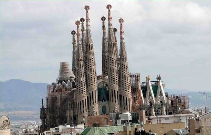 Katolický kostel Sagrada Família v Barceloně