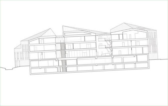 Městská architektura: plán budovy v Jumbloo - Foto 2