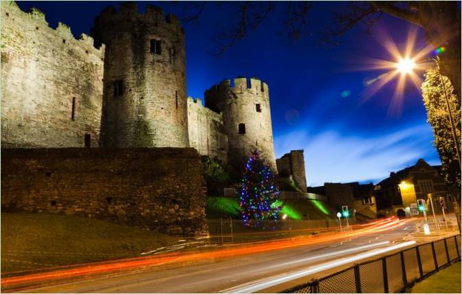 Hrad Conwy v severním Walesu
