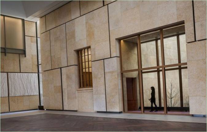 Budova galerie Barnes Foundation od Tod Williams Billie Tsien Architect